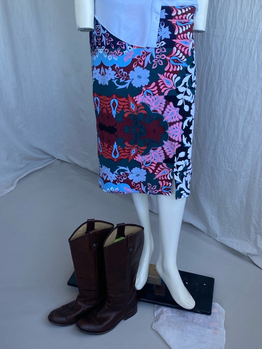 Maeve Anthropologie Floral Print Tulip Skirt Size Small